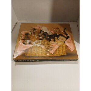 KITTEN CABOODLE (Vintage Springbok) -- 500 Piece Jigsaw Puzzle -- Complete